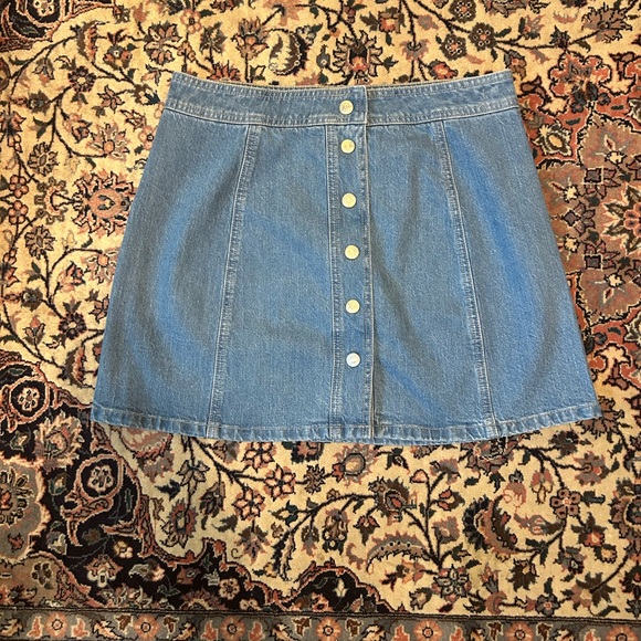 Madewell Dresses & Skirts - NWT Madewell Stretch Denim A-Line Skirt Size 10